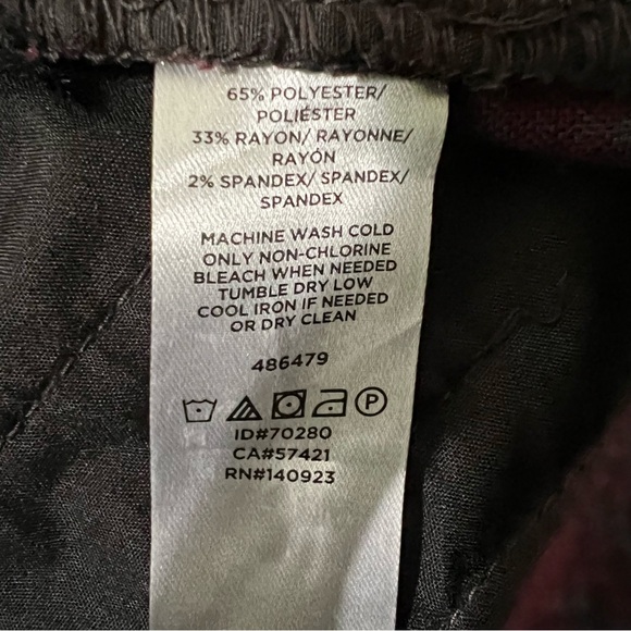 LOFT Modern Skinny Ankle Plaid Pants Size 8P - Picture 6 of 9